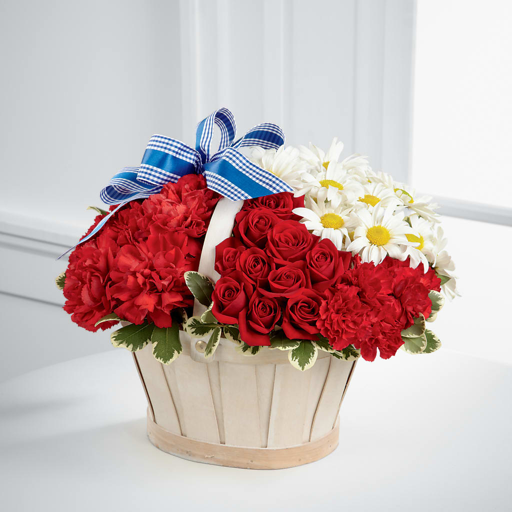 Justice Basket – Facet Flowers, Austin TX