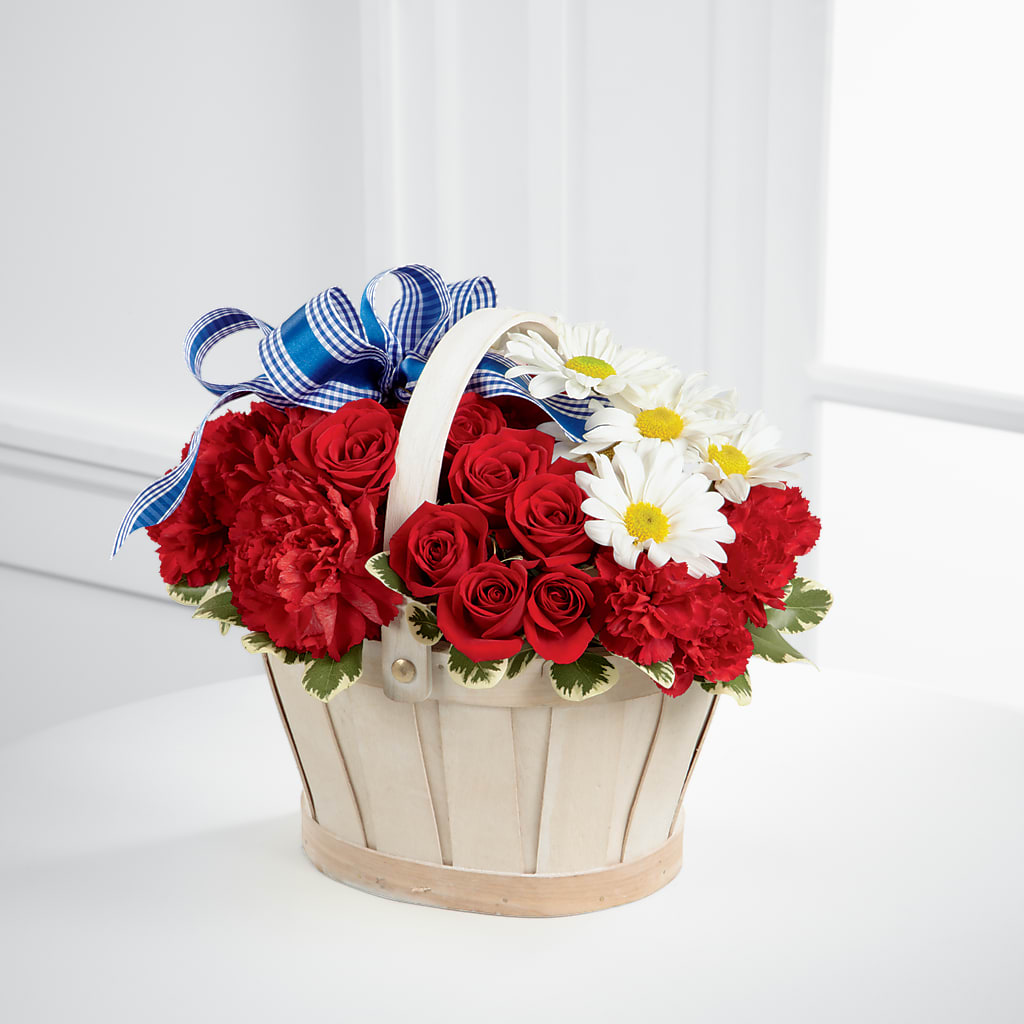 Justice Basket – Facet Flowers, Austin TX