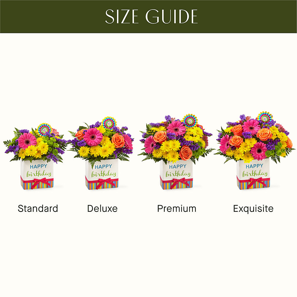 Birthday Brights Bouquet – Facet Flowers, Austin TX