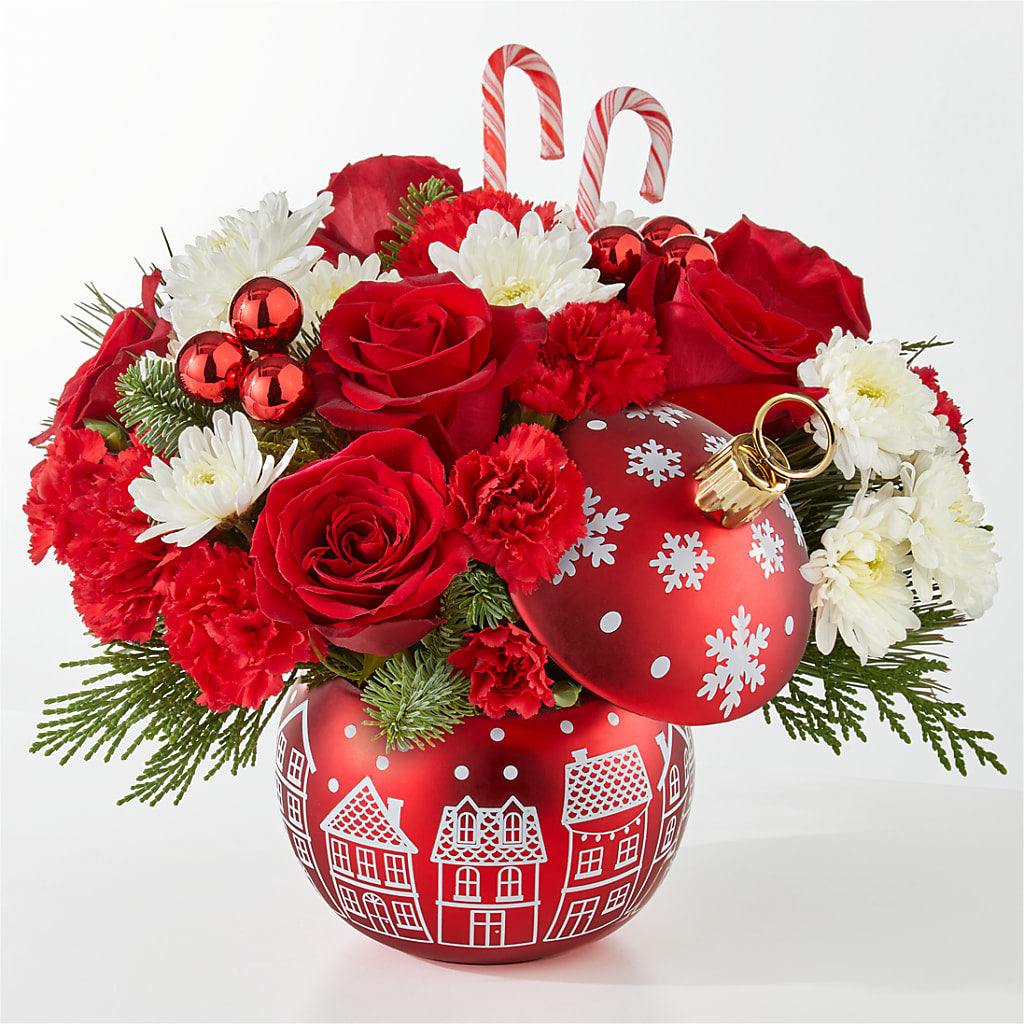 Cheer in the Air Ornament – Facet Flowers, Austin TX
