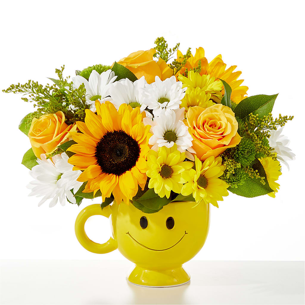 Be Happy Bouquet – Facet Flowers, Austin TX