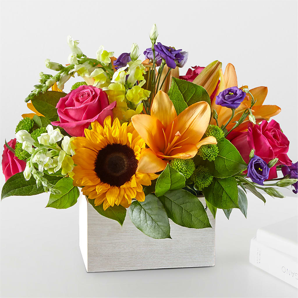 Best Day Box Bouquet – Facet Flowers, Austin TX