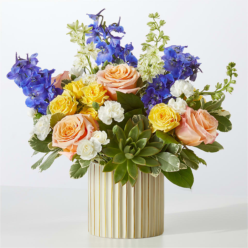 Cobalt Reverie Bouquet – Facet Flowers, Austin TX