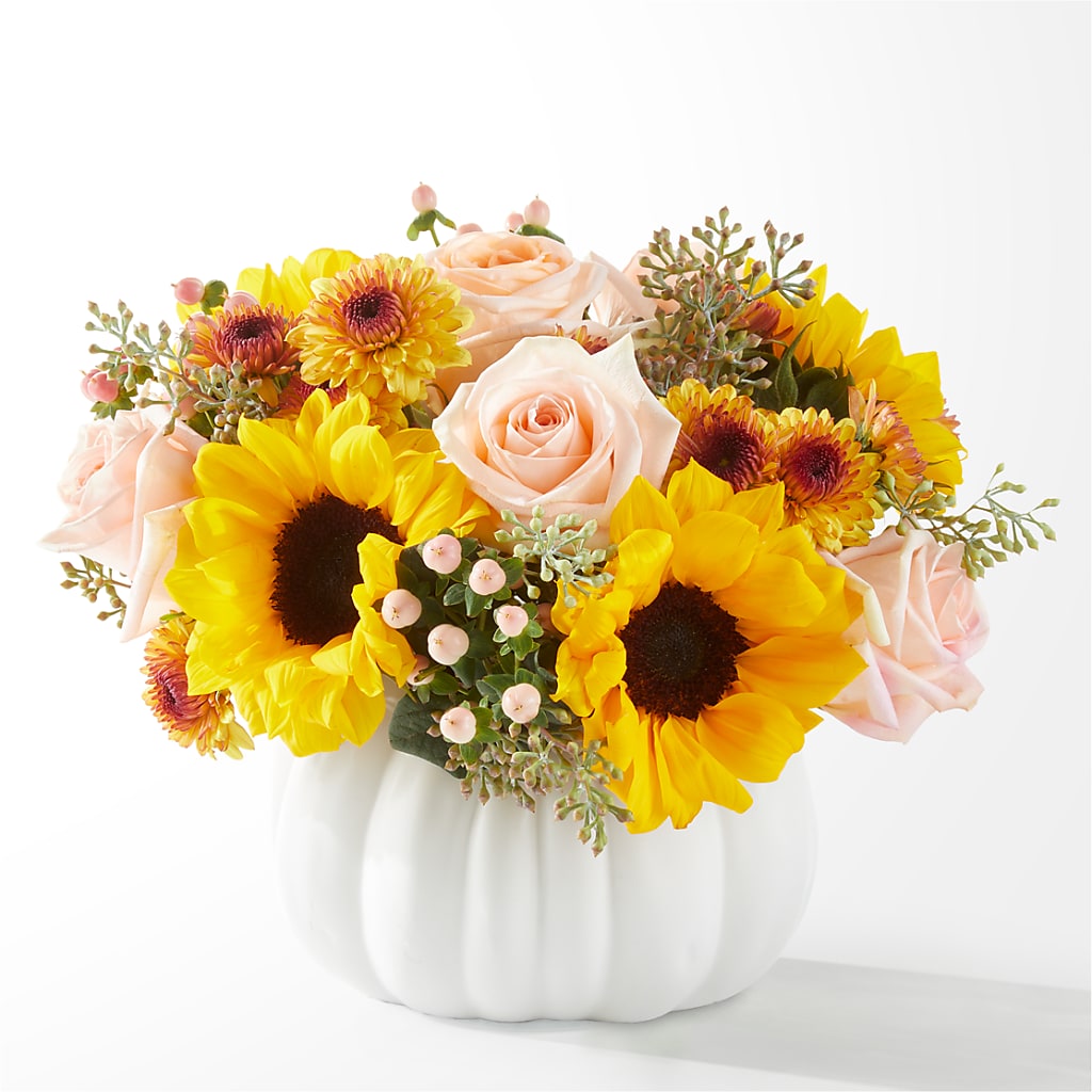 Pumpkin to Talk About Bouquet – Facet Flowers, Austin TX