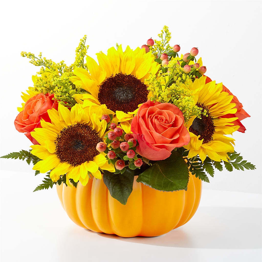 Pick of the Patch Pumpkin Bouquet – Facet Flowers, Austin TX
