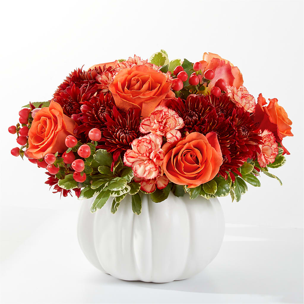 Autumn Air Pumpkin Bouquet – Facet Flowers, Austin TX