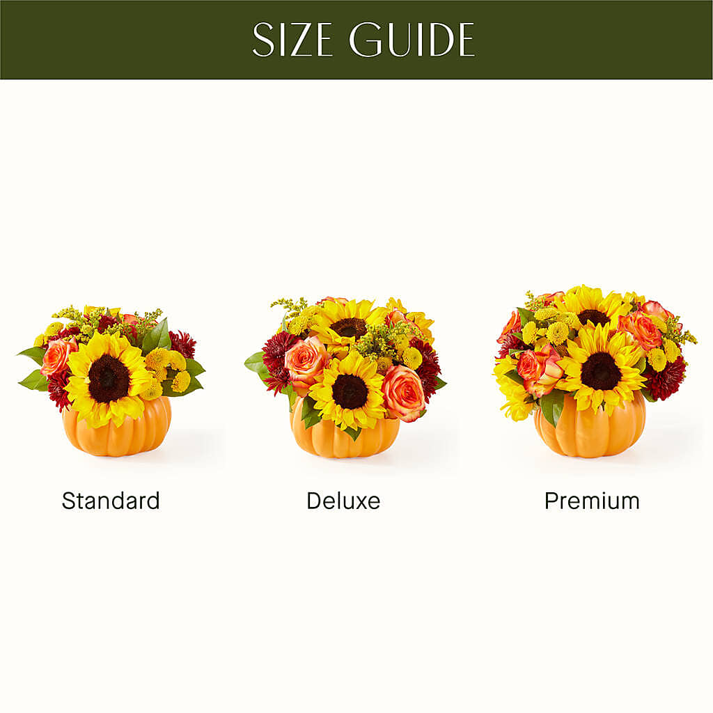 Golden Gourd Pumpkin Bouquet – Facet Flowers, Austin TX