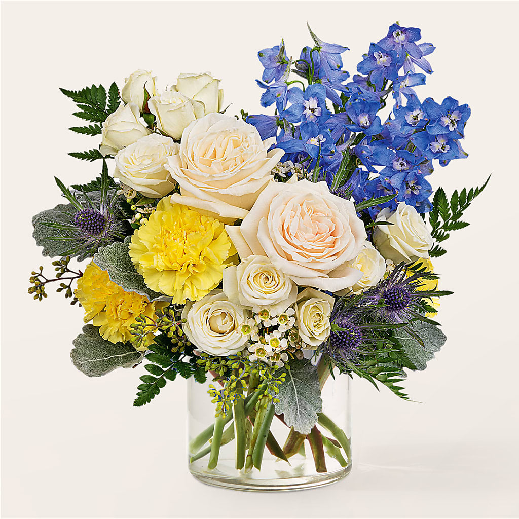 Lemon Sorbet Bouquet – Facet Flowers, Austin TX