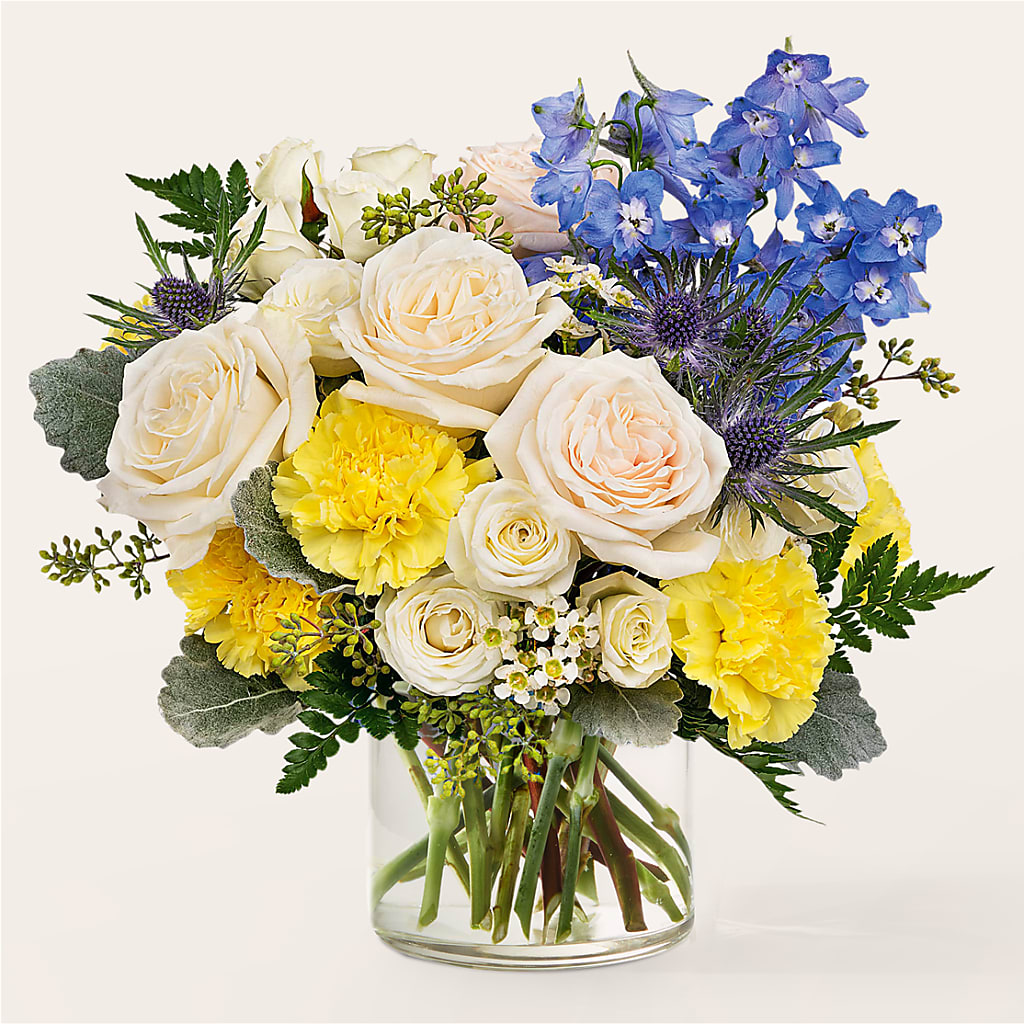 Lemon Sorbet Bouquet – Facet Flowers, Austin TX