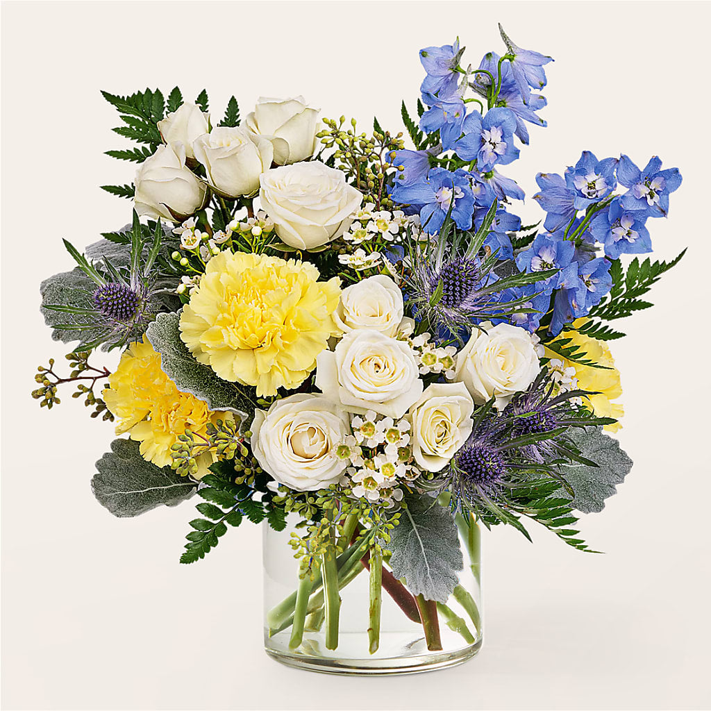 Lemon Sorbet Bouquet – Facet Flowers, Austin TX
