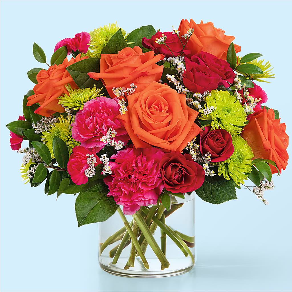 Colorful Carnival Bouquet – Facet Flowers, Austin TX