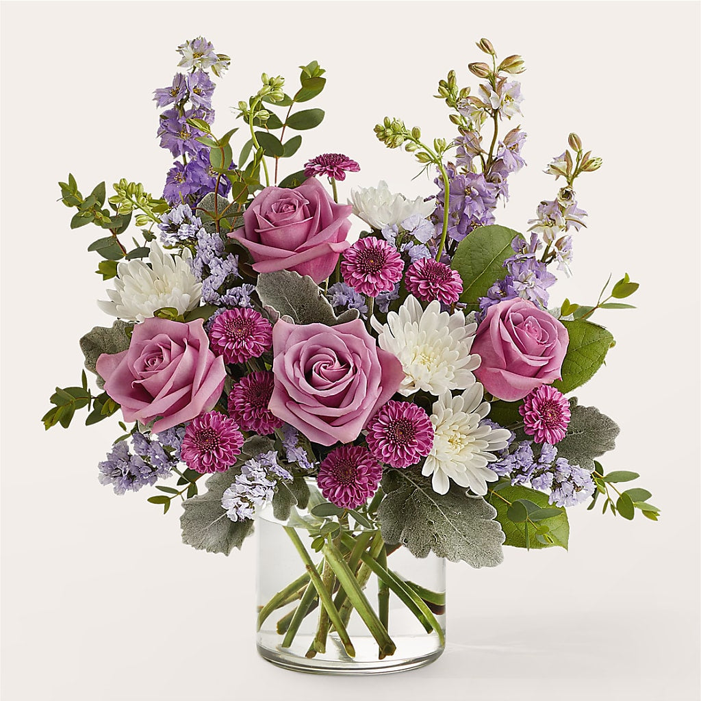 Violet Frost Bouquet – Facet Flowers, Austin TX