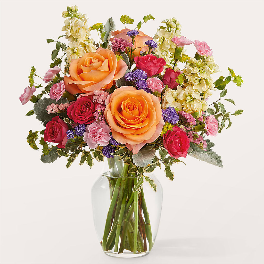 Tangerine Tango Bouquet – Facet Flowers, Austin TX
