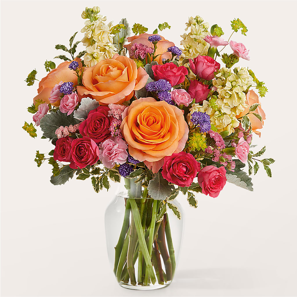 Tangerine Tango Bouquet – Facet Flowers, Austin TX