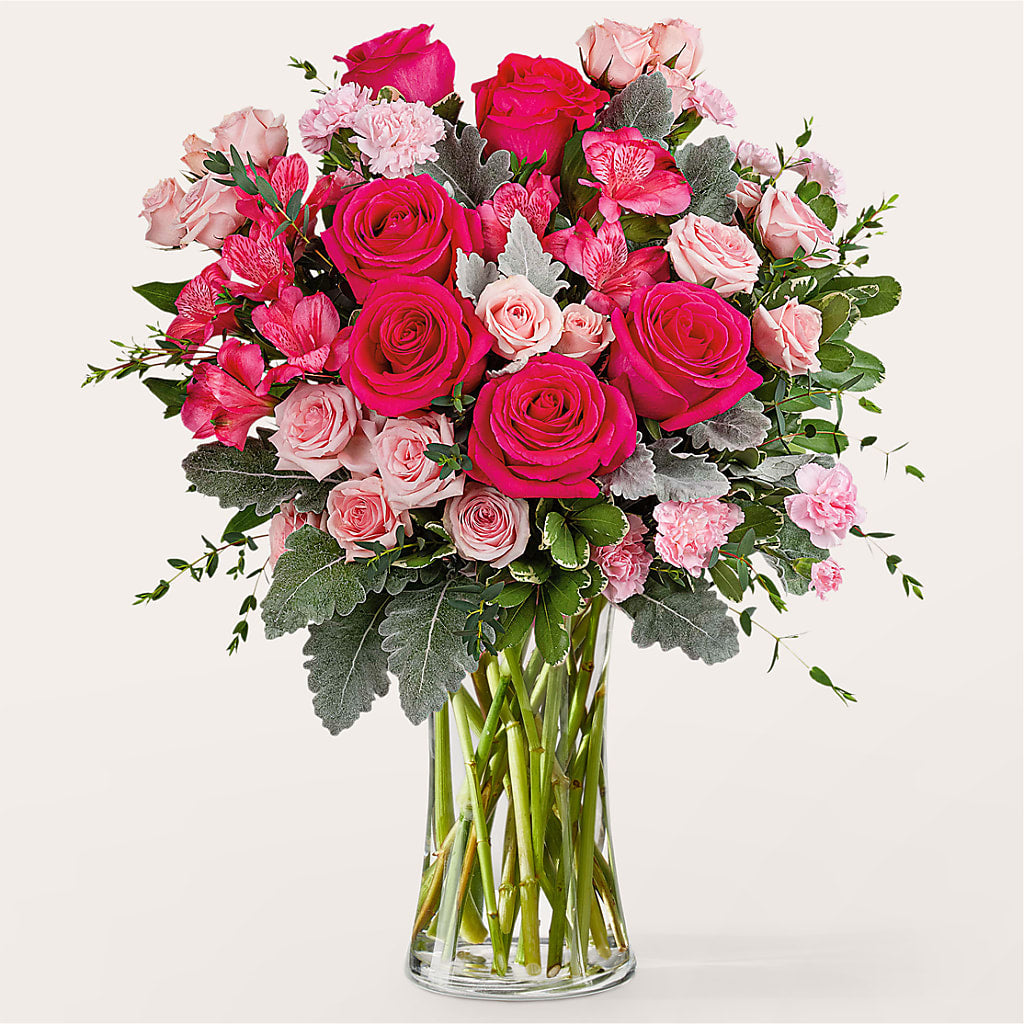 Tickled Pink Bouquet – Facet Flowers, Austin TX