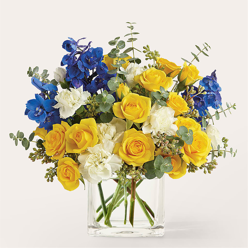 Sparkling Citrine Bouquet – Facet Flowers, Austin TX