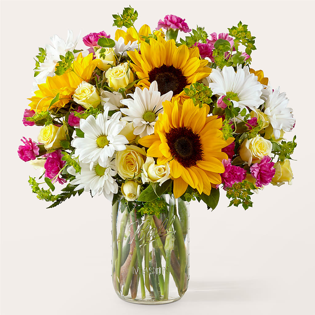 Aglow Bouquet – Facet Flowers, Austin TX