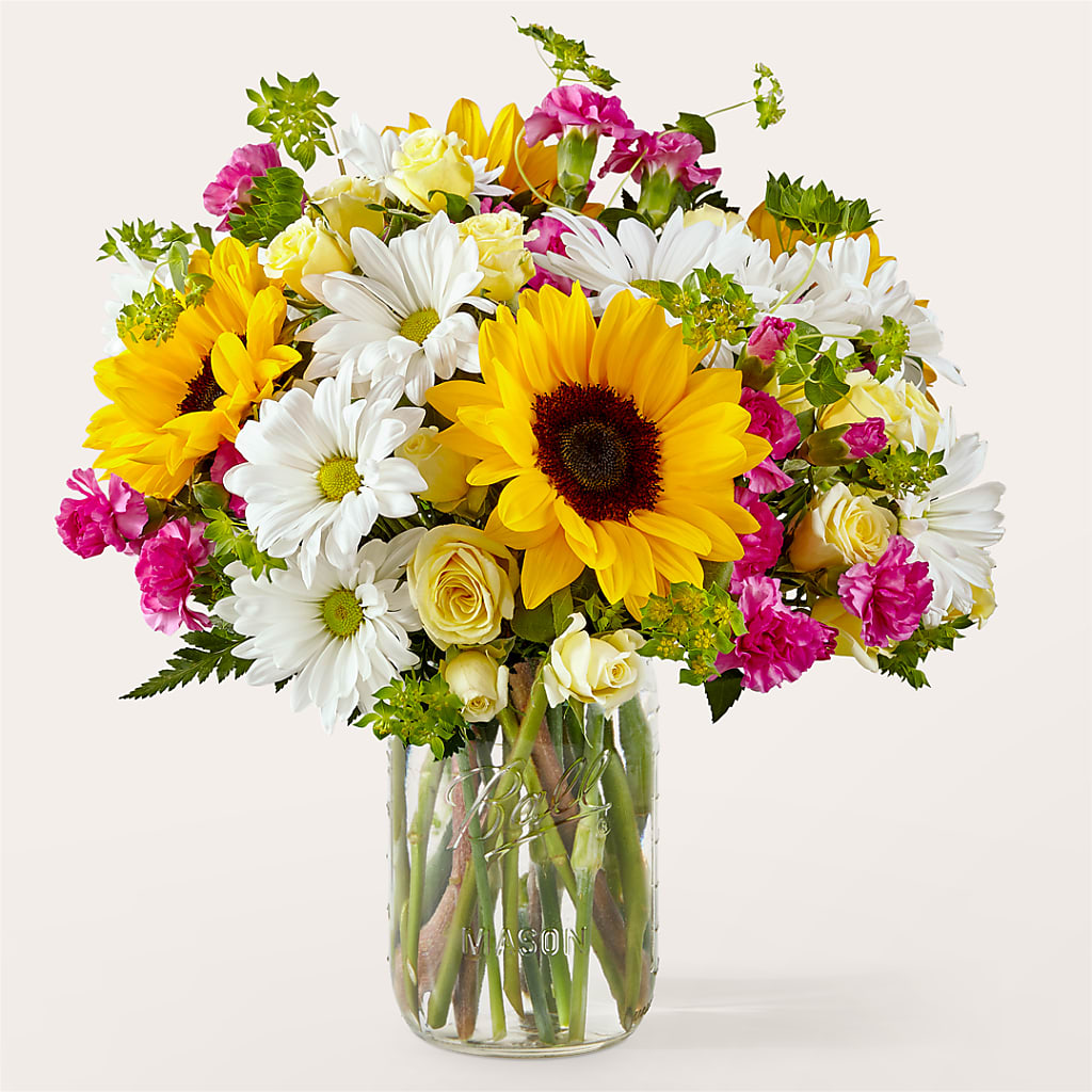Aglow Bouquet – Facet Flowers, Austin TX