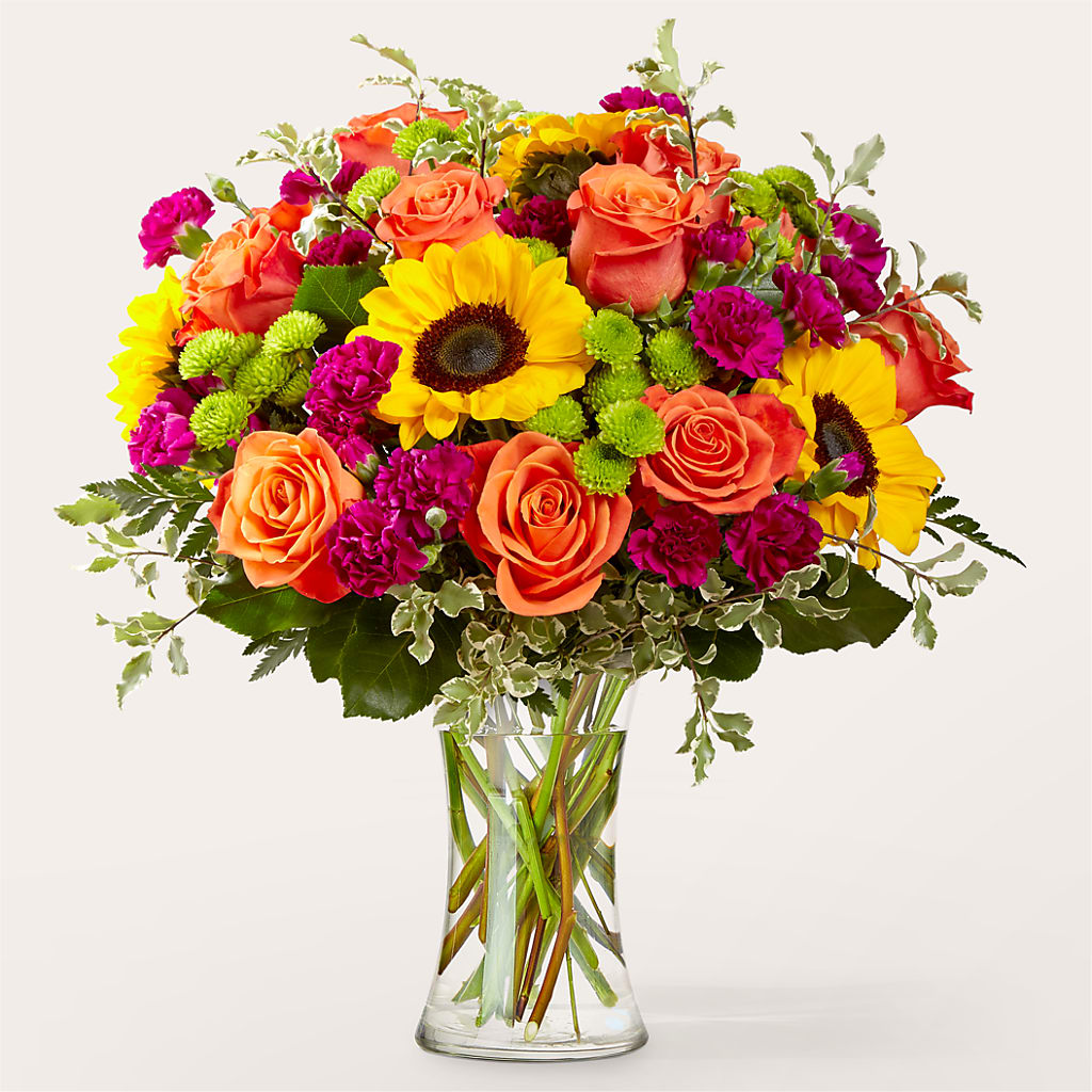 Warmth & Light Bouquet – Facet Flowers, Austin TX