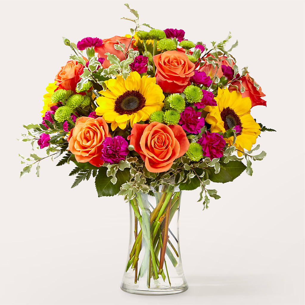 Warmth & Light Bouquet – Facet Flowers, Austin TX