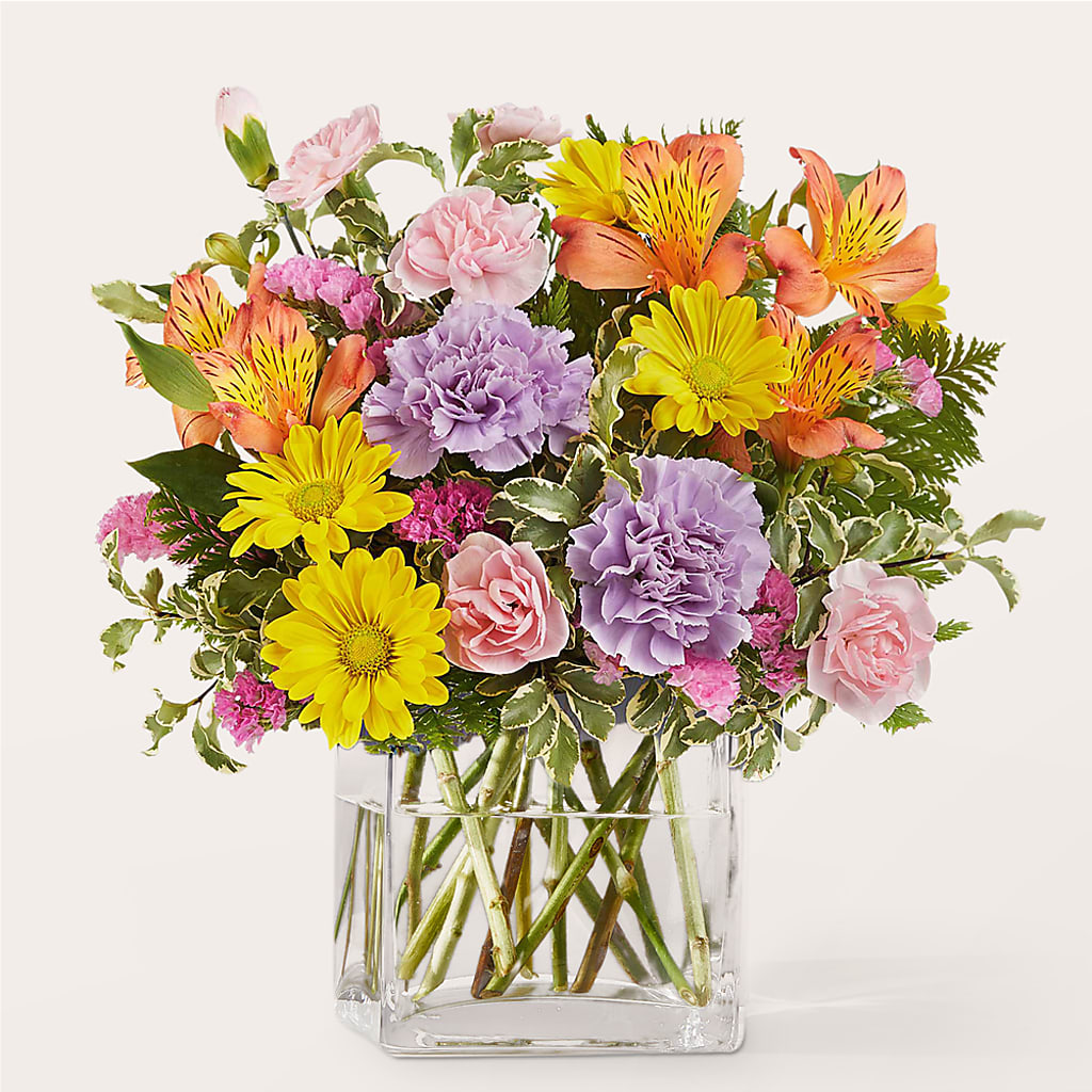 Shades of Happiness Bouquet – Facet Flowers, Austin TX