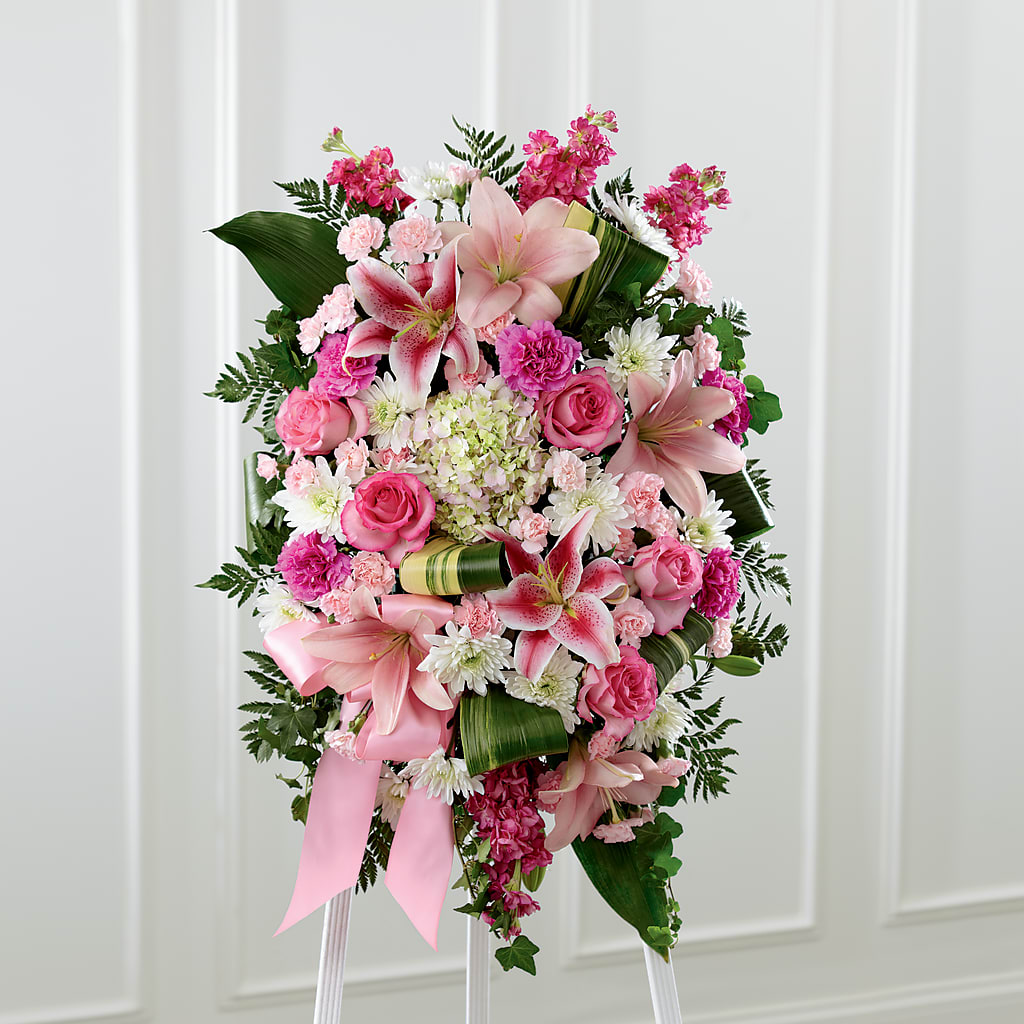 Comforting Standing Spray – Facet Flowers, Austin TX
