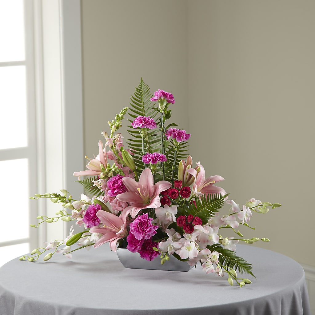 Uplifting Moments Arrangement – Facet Flowers, Austin TX