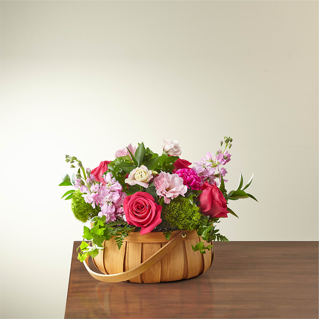 Radiance in Bloom Basket – Facet Flowers, Austin TX