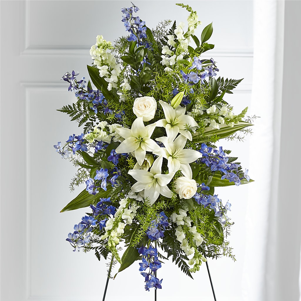 Faithful Friend Standing Spray – Facet Flowers, Austin TX