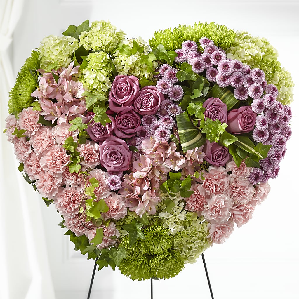 Heartwarming Standing Heart – Facet Flowers, Austin TX