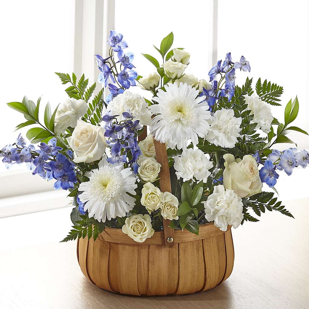 Harmony & Grace Basket – Facet Flowers, Austin TX