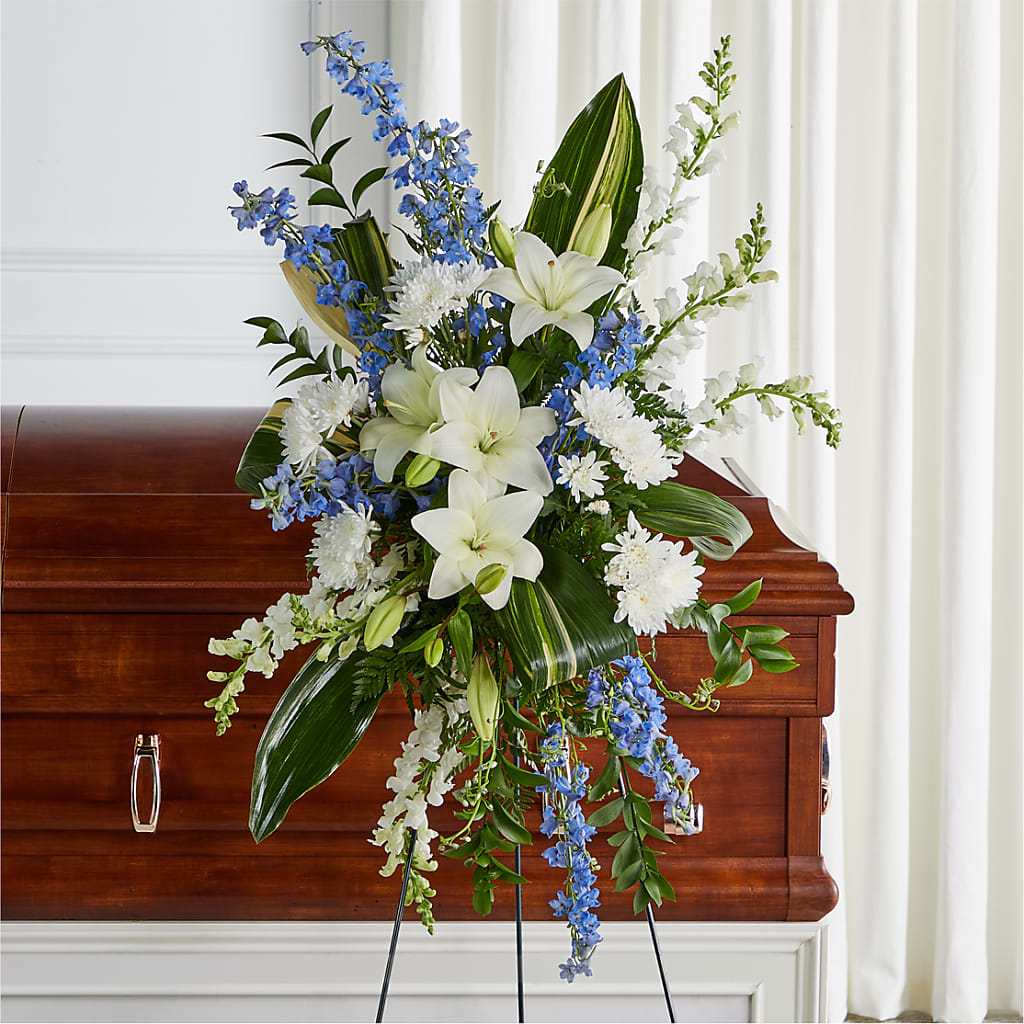 Eternal Impressions Standing Spray – Facet Flowers, Austin TX