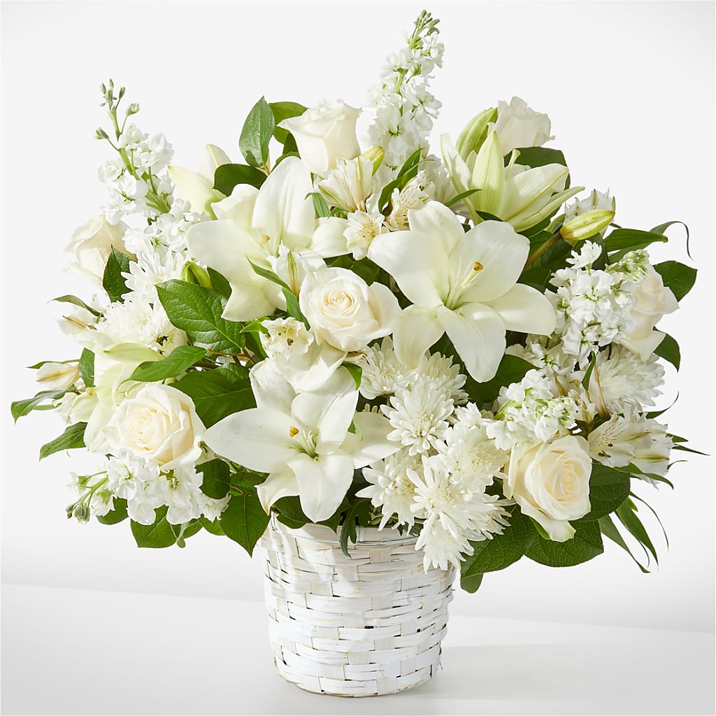 Peaceful Reflections Arrangement – Facet Flowers, Austin TX