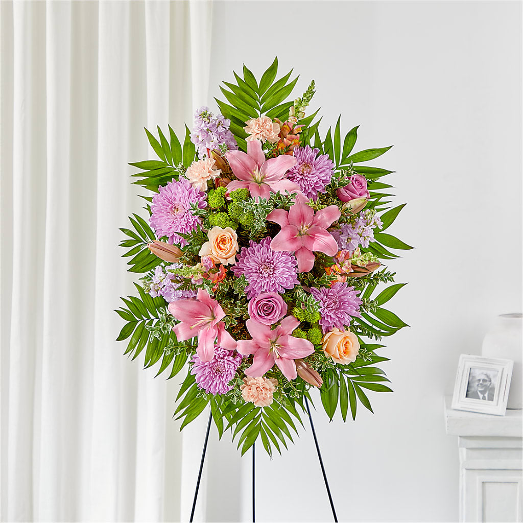 Love & Light Standing Spray – Facet Flowers, Austin TX