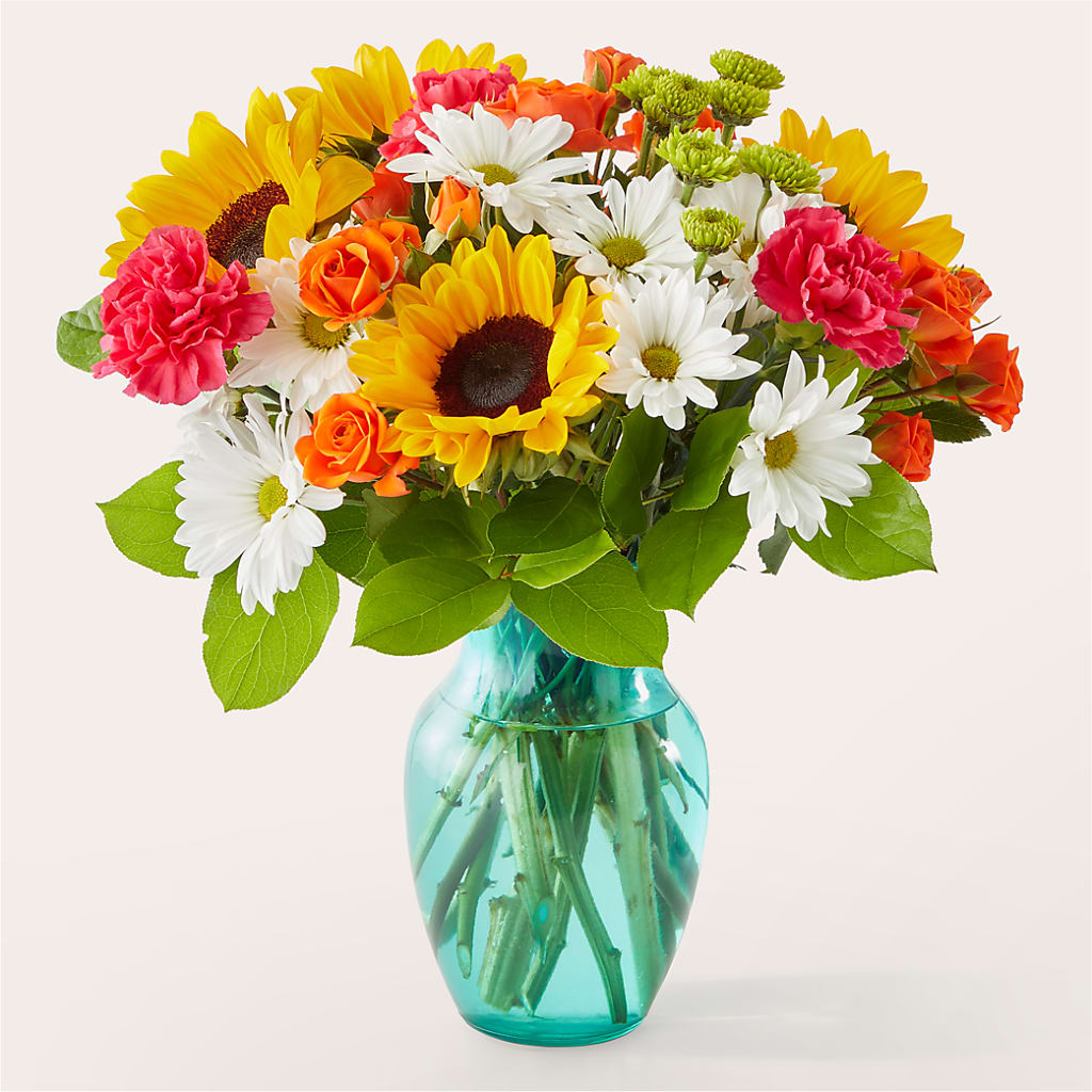 Sun-drenched Blooms Bouquet – Facet Flowers, Austin TX