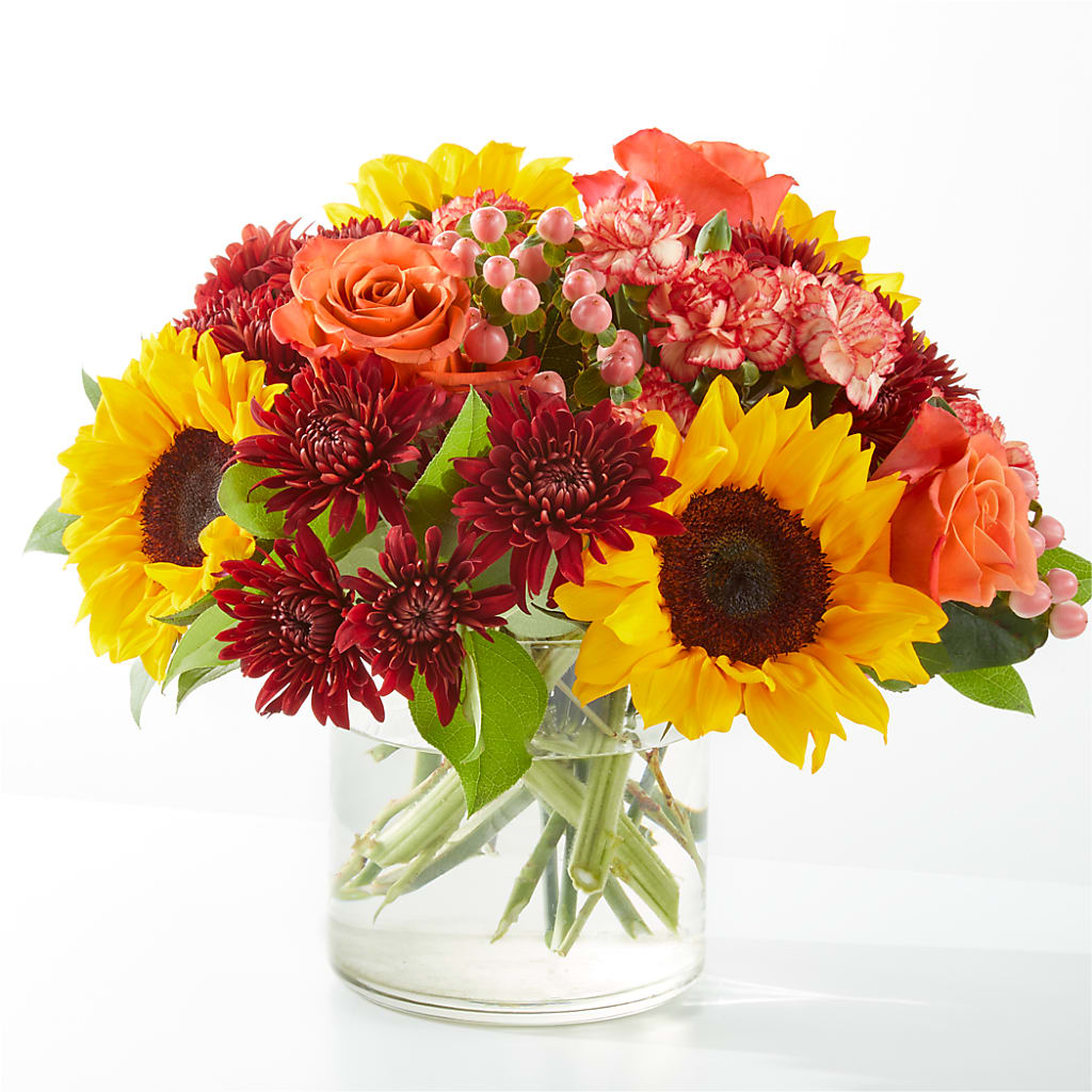 September Sunset Bouquet – Facet Flowers, Austin TX