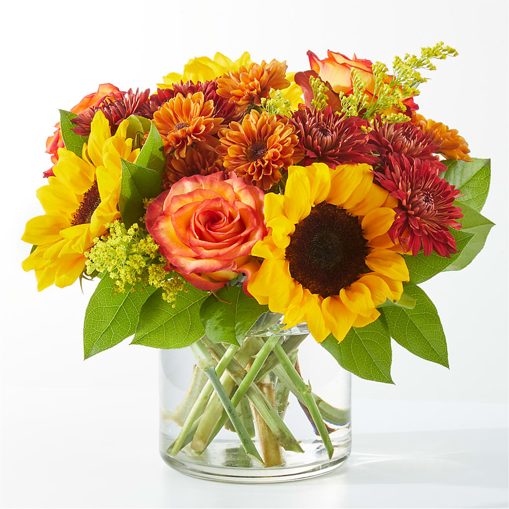 Flannel Scarf Bouquet – Facet Flowers, Austin TX
