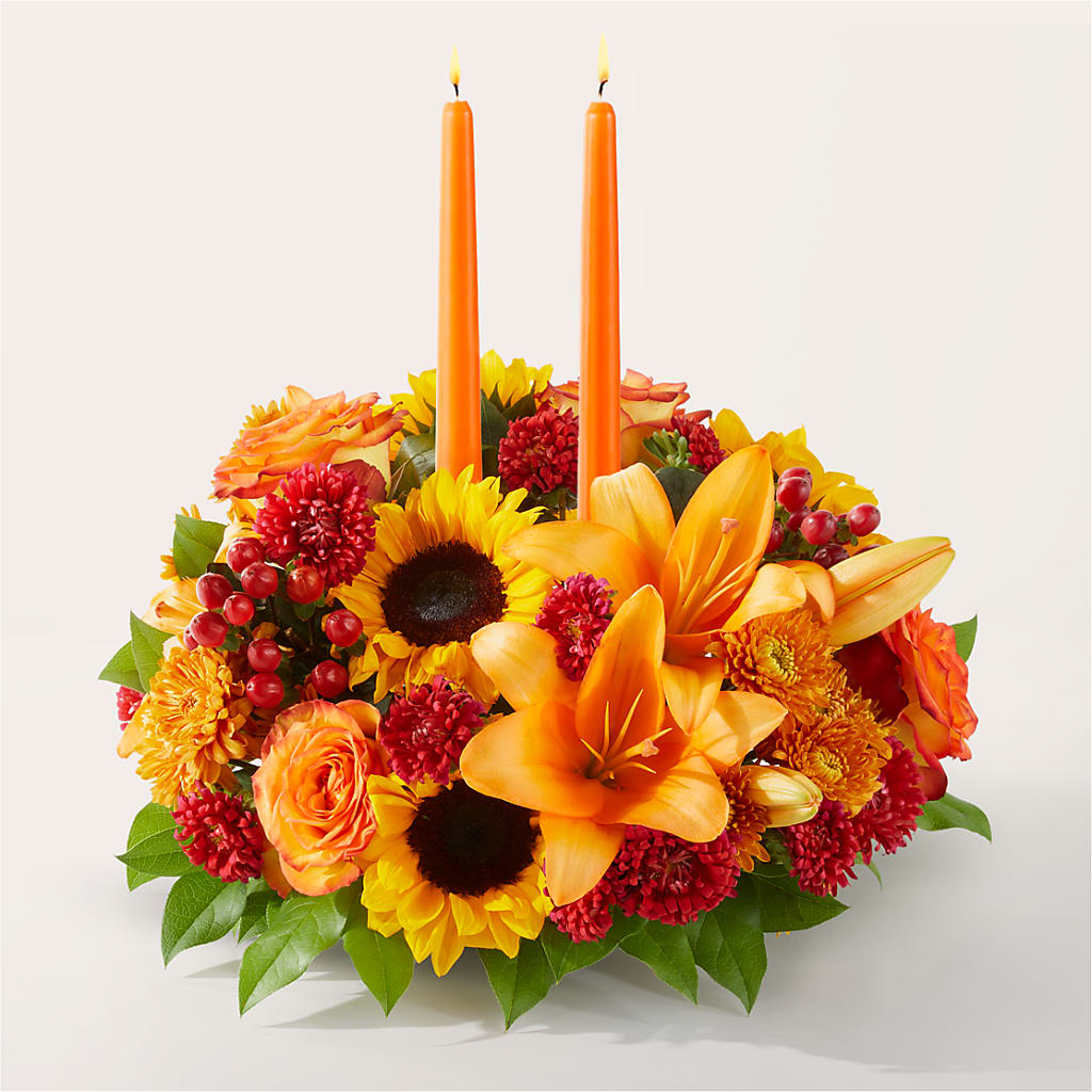 Grateful Centerpiece – Facet Flowers, Austin TX
