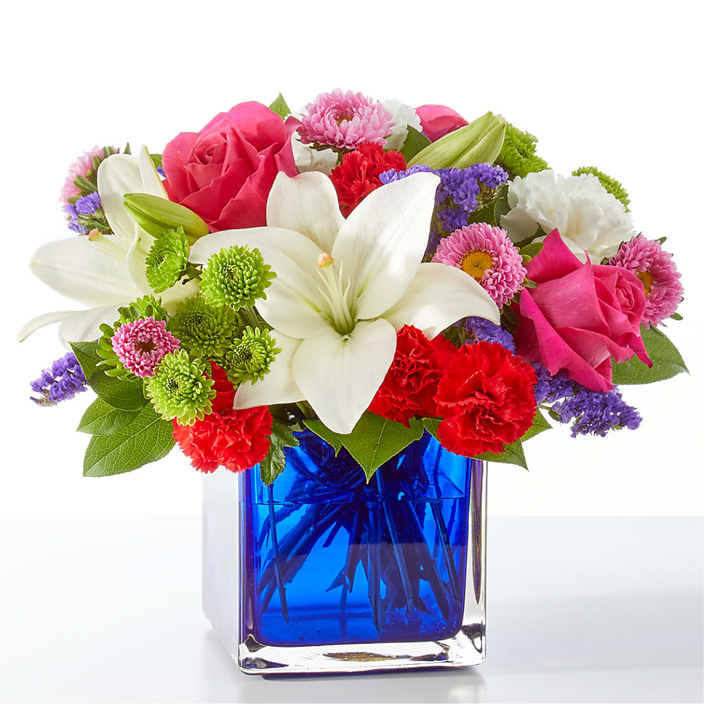 Quality Time Bouquet – Facet Flowers, Austin TX