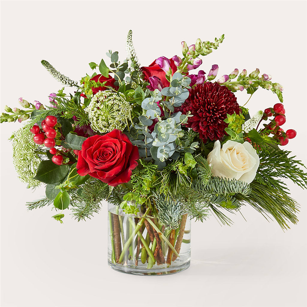 Cranberry Fizz Bouquet – Facet Flowers, Austin TX