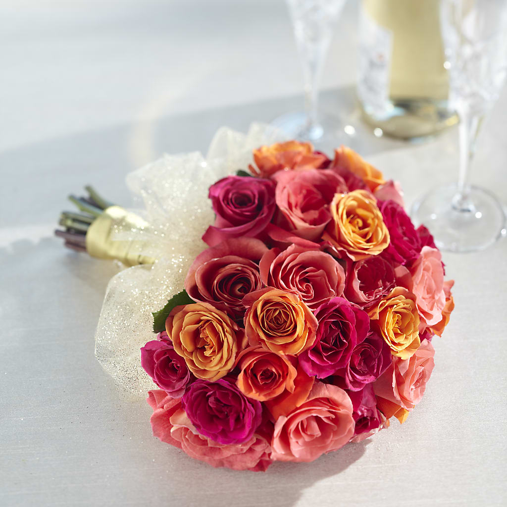 Sweet Roses Bouquet – Facet Flowers, Austin TX