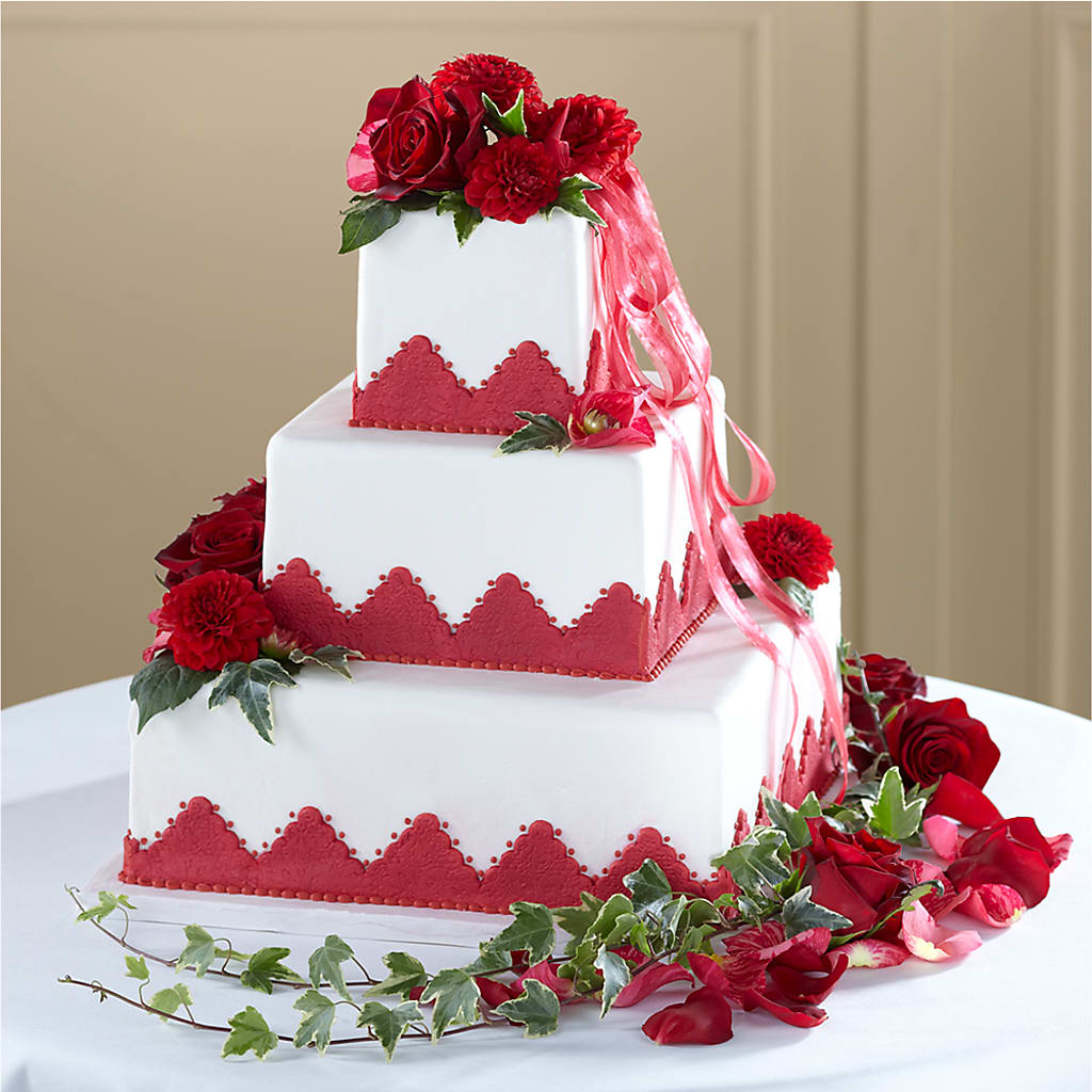 Forever Happiness Cake Decor – Facet Flowers, Austin TX