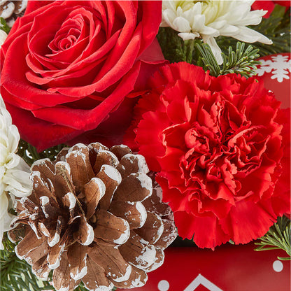 Christmas Village Ornament –  Facet Flowers, Austin TX