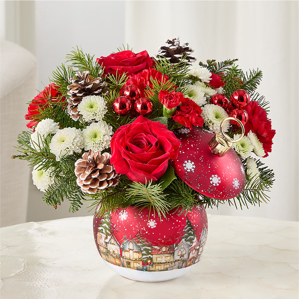 Christmas Carols Ornament –  Facet Flowers, Austin TX