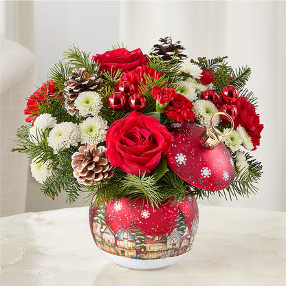 Christmas Carols Ornament –  Facet Flowers, Austin TX