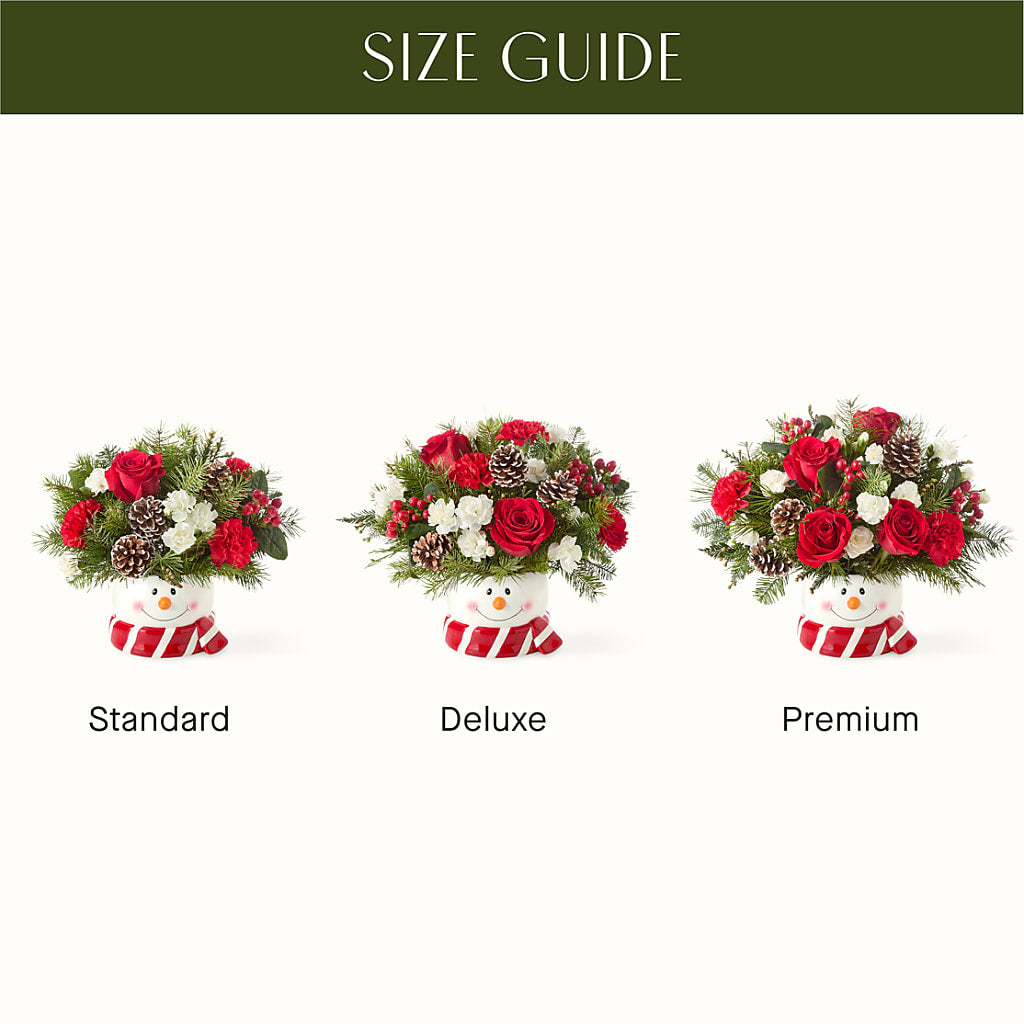 Jolly Snowman Bouquet –  Facet Flowers, Austin TX