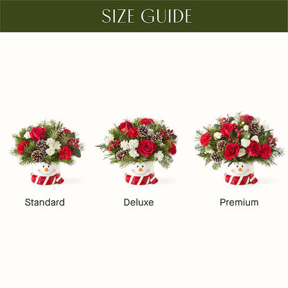 Jolly Snowman Bouquet –  Facet Flowers, Austin TX