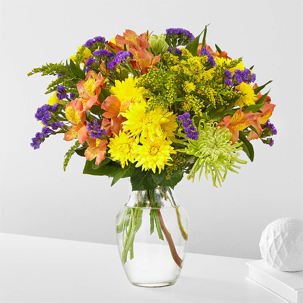Marmalade Skies Bouquet –  Facet Flowers, Austin TX