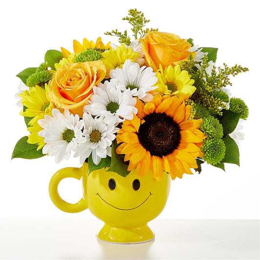 Be Happy Bouquet –  Facet Flowers, Austin TX