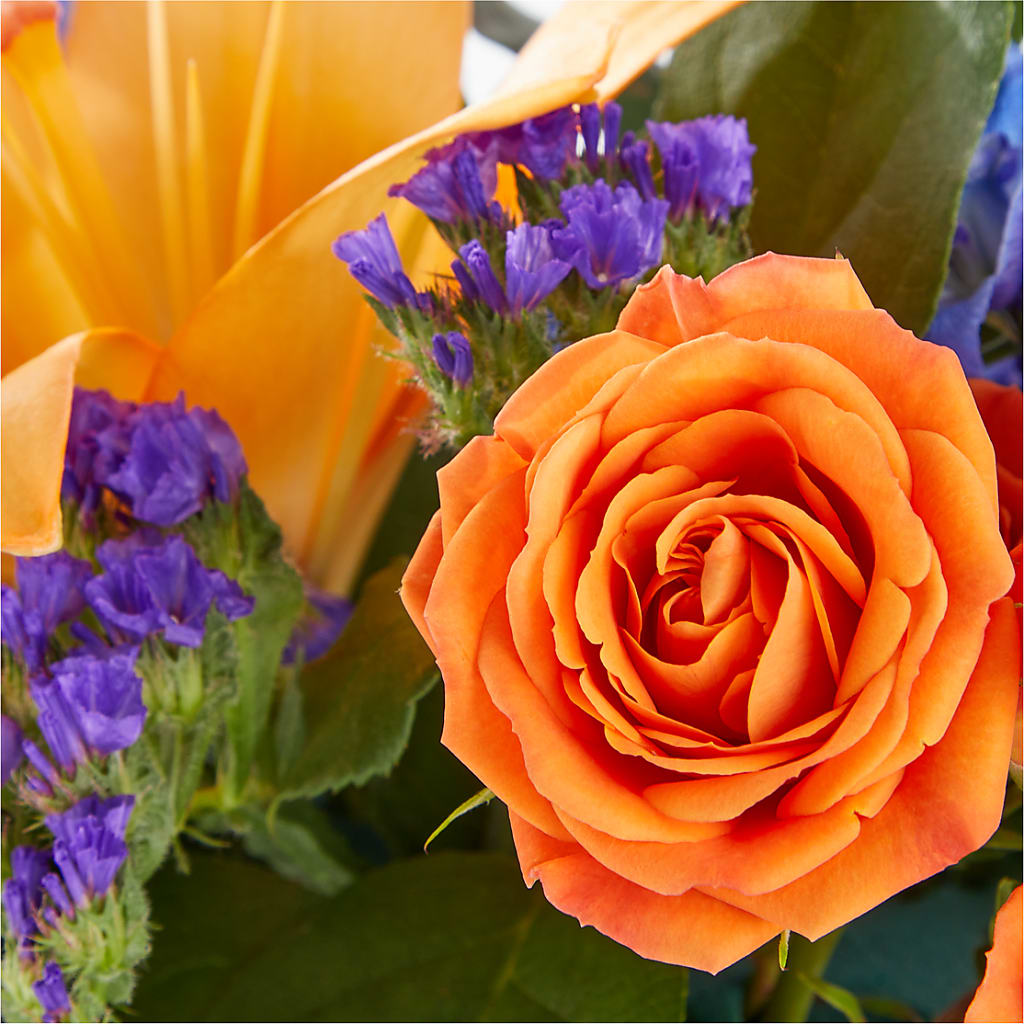 Radiant Citrus Box Bouquet –  Facet Flowers, Austin TX